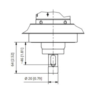 Drawing WA 111 Plastic Pneumatic Retractable Holder