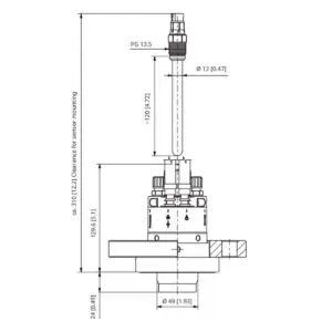 Drawing WA 111 Plastic Pneumatic Retractable Holder