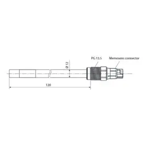 SE 715 Oxygen Sensor Drawing